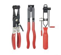 Lot de 3 pinces de serrage automobiles robustes pour un réglage rapide du collier de serrage et du tuyau