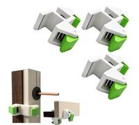 Lot de 3 pinces d'installation pour planche de remplissage du bois, gabarit | Ressort double face pour tenir, aligner et tracer des planches de remplissage d'armoire, pinces d'alignement portables et