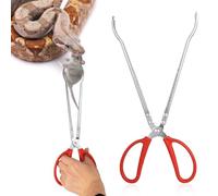 Lot de 3 pinces en acier inoxydable de 38,1 cm pour nourrir les reptiles | Pince à épiler antidérapante pour terrarium pour serpents, lézards et amphibiens | Accessoires d'aquarium pour la vie et la