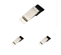 Lot De 3 Pinces Porte-Stylo Pour Journal Argent