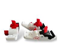 Lot de 3 Pinces Tic et Tac pour Carreleurs - Positionneur pour Coupe Biseau 45° - Maintien Carreau Petit Format - Finitions Précises & Sécurisées - Outil d’Aide à la Pose