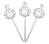 Lot de 3 piquets d'arrosage goutte à goutte pour d'intérieur, système d'irrigation goutte à goutte | Pour fleurs, orchidées, jardin, cour, balcon, terrasse, salon, dortoir