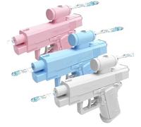 Lot de 3 pistolets à eau inversés avec fonction de pulvérisation Rick avec deux modes de pulvérisation, pistolet à eau pour adultes, jouet Hilarious Novelty Toy pour fêtes et plaisir d'été