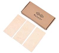 Lot de 3 placages de tête de guitare en bois d'érable faits à la main pour luthiers - Plaque de placage en bois d'érable - Coupe plate