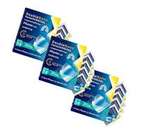 Lot de 3 plaques de détoxification avancée double nano pulmonaire portable assistance respiratoire pour la maison en déplacement