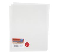 Lot de 3 plaques de gravure transparentes Jack Richeson 8 x 10 pouces