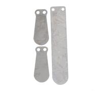 Lot de 3 plaques de valve de tête de pompe pour compresseur d'air silencieux pour compresseurs à piston, pièces de rechange prenant en charge plusieurs types de têtes de pompe (K)