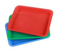 Lot de 3 plateaux professionnels de développement de film photographique pour chambre noire - Plateau de développement de papier d'imagerie