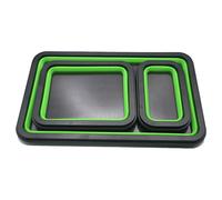 Lot de 3 plateaux rectangulaires démontables en silicone pour le travail du bois pour vis et petits articles