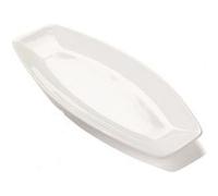 lot de 3 plats oblong kayuko porcelaine l400 x lg180 x h35 mm G