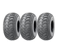 Lot de 3 Pneus ATV Wanda P308 22x11.00-8 Tubeless, E-marqué, route légale, 4 plis, 16 mm, traction tout-terrain