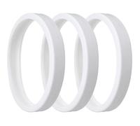 Lot de 3 pneus tout usage pour nettoyeur de piscine Polaris 180 280 360 380 C10 - NETBOAT - Gomme Tendre - Blanc