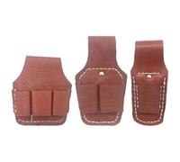 Lot de 3 pochettes à outils de poche en cuir pour électricien avec matériel pour pinces et outils à main, design léger et portable pour une utilisation en déplacement