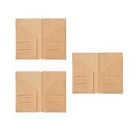 Lot de 3 pochettes de rangement légères de grande capacité pour documents, reçus, dossiers, fournitures de bureau