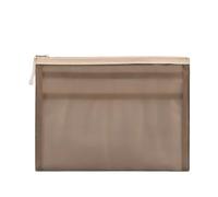 Lot de 3 pochettes transparentes à grille grande capacité A5 for documents test, archives, fournitures bureau Pour Une Utilisation Au Bureau Et À L'école(Color 2)