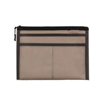 Lot de 3 pochettes transparentes à grille grande capacité A5 for documents test, archives, fournitures bureau(Color 1)