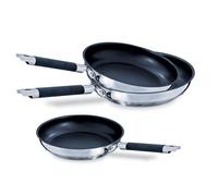 Lot de 3 poêles antiadhésives Rapid Cook 20, 24 et 28 cm Mathon