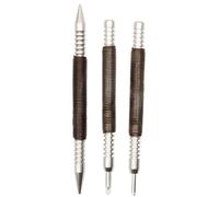 Lot de 3 poinçons à ressort efficaces pour projets de travail du bois