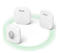 Lot de 3 ponts sans fil d'extérieur 2,4 GHz et 5,8 GHz, pont sans fil ULNA point à 2 points extérieur CPE802T, port LAN 1000 Mbps, longue portée de 3,1 km pour étendre Internet à la ferme de grange,