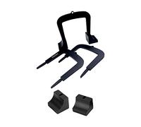 Lot de 3 portails de golf en métal pour intérieur et extérieur 2 bases