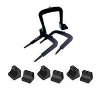 Lot de 3 portails de golf en métal pour intérieur et extérieur 6 bases