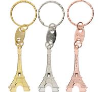 -lot de 3 porte-clés Tour Eiffel