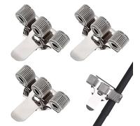 Lot de 3 porte-crayons en métal à trois trous - Accessoire portable pour infirmière - Accessoire de soins infirmières - Pour médecin, travail, carnet de notes