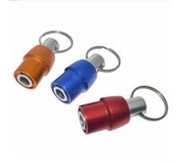 Lot de 3 porte-embouts de tournevis à tige hexagonale 1/4" avec barre d'extension à changement rapide pour perceuses électriques et tournevis à main - Aluminium Al