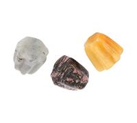 Lot de 3 Porte-encens en Pierre de Cristal, Support D'encens Multifonctionnel et Stable pour la Maison