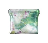 Lot de 3 porte-monnaie en cuir pour femme avec motif fleurs du Vietnam - Étanche - Organisateurs de clés pour cartes