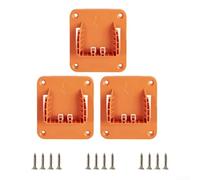 Lot de 3 porte-outils muraux en ABS pour perceuse, compatible avec RIDGID et AEG 18 V Li-ion, support résistant aux chocs pour organiser les outils électriques sans fil