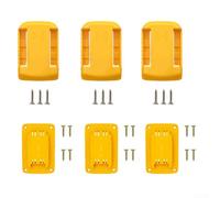 Lot de 3 porte-outils pour perceuses sans fil 20 V 60 V - Support mural en plastique ABS avec matériel pour utilisation dans le garage