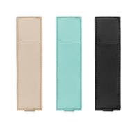 Lot de 3 porte-stylos en cuir avec sangle élastique réglable pour couverture rigide journaux, planificateurs, cahiers, fournitures de bureau