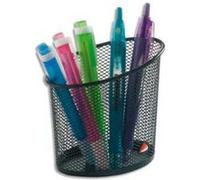 Lot de 3 Pots à crayons en metal noir MESHCUP N G
