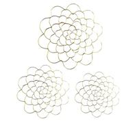 Lot de 3 pots d'arrangements floraux réutilisables - Structure de support pour plantes - Séparateur de fleurs pour tiges, bouquets, fixation de plantes
