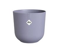 Lot de 3 pots de fleur rond Jazz - Ø14xH13,1, Ø16xH15,3, Ø19xH17,6 cm - 7 L - Lila et Blanc