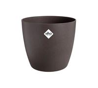 Lot de 3 pots de fleur rond The Coffee Collection - Ø14xH12,6cm, Ø16xH14,7cm, Ø18xH16,8 cm - 7 L - Marron