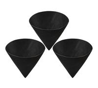 Lot de 3 pots de fleurs en forme de cône Avoid Bird Nesting Gardening Supplies For Backyard Farm Pathway Driveway Patio Family Coco Fiber Liner