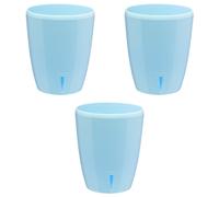 Lot de 3 pots pour orchidées avec réserve d'eau - Orchidea bleu 2 litres