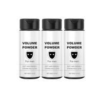 Lot de 3 poudres de texture pour homme - Effet mat - Poudre de texture à base pour un volume et une texture instantanés - Poudre coiffante pour une tenue forte - Poudre légère pour coiffer les cheveux