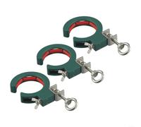 Lot de 3 poulies de pont, poulie de câble, guide de câblage, outil auxiliaire, rouleau de câble de tirage, poulie de câble décorative (vert foncé)