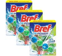 Lot de 3 Powers Activ Pin - Bloc WC (50g) - Produit Nettoyant Détartrant toilettes