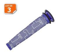 [Lot de 3] Pré-filtre de rechange compatible pour aspirateur Dyson DC58, DC59, DC61, DC62, DC74, V6, V7, V8 Hobby Tech