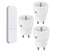 Lot de 3 prises intérieures 2300W télécommandées + Télécommande 3 cannaux