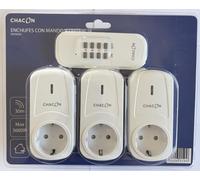 Lot de 3 prises télécommandées
