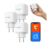 GreenBlue GB735 W Prise Wi-Fi intelligente kit 3x - wattmètre 3 840W 16A Schuko
