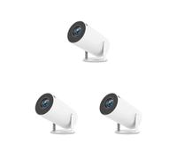 Lot de 3 projecteurs 4/5G WiFi6 Pro sans couture pour l'extérieur 2.4/5G WiFi6 BT 5.0 Vidéoprojecteur Cinéma Extérieur 260ANSI 720P UK
