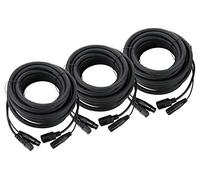 Lot de 3 Pronomic Stage IECD-10 Câble Hybride DMX C/DMX (câble combiné pour alimentation et signal DMX, longueur : 10 m) Noir
