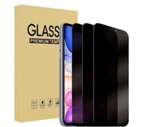 Lot de 3 protecteurs d'écran de confidentialité pour iPhone 16 Pro Max [6,9 pouces] Compatible Dynamic Island, verre trempé anti-espion