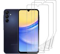 Lot De 3 Protecteurs D'écran Tpu Pour Samsung Galaxy A15 4g/5g ¿ Auto-Guérison, Compatible Lecteur D'empreintes, Hd Ultra Résistant, Installation Sans Bulles